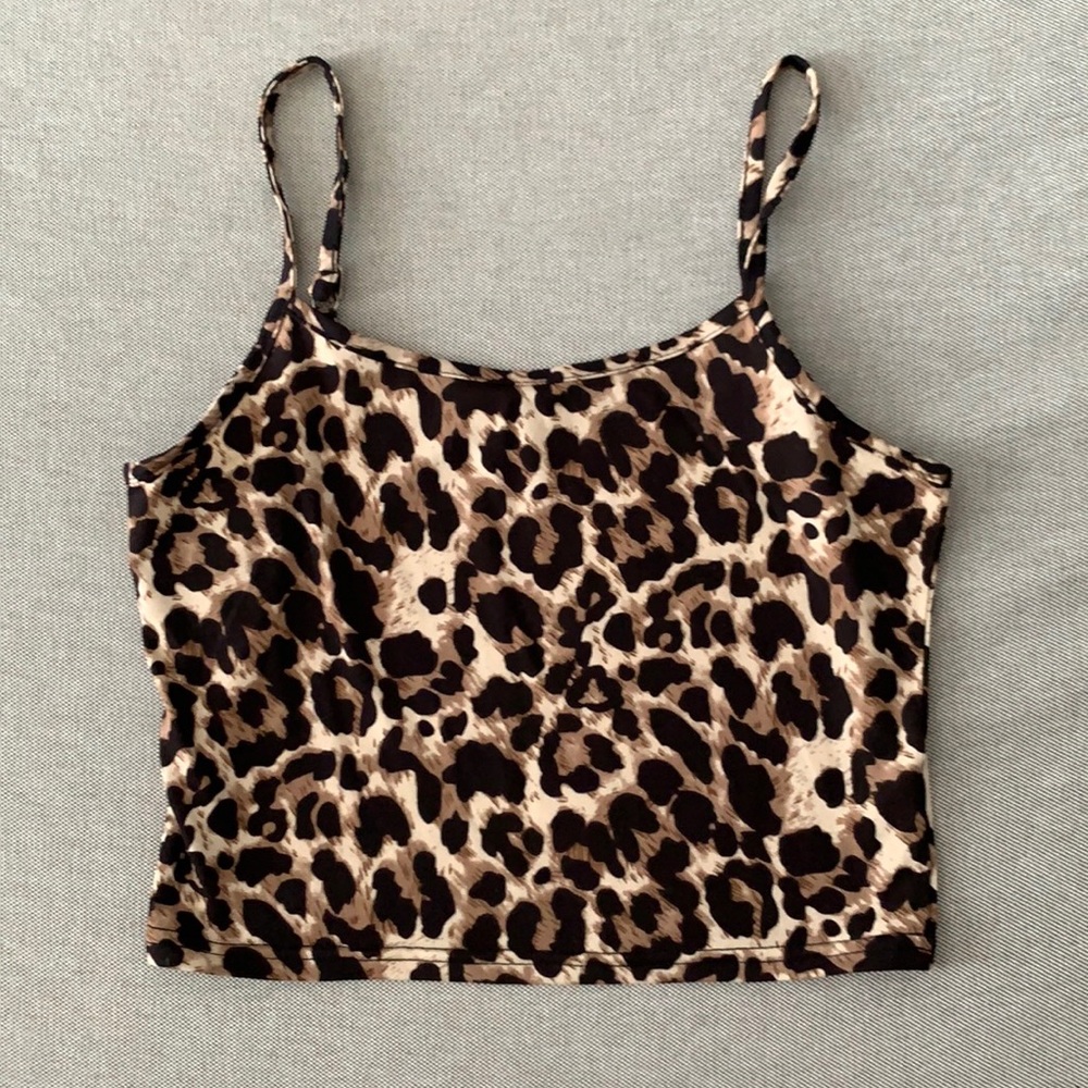 Cheetah tank top